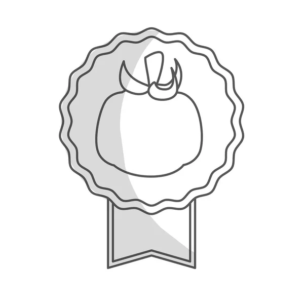 Icono de tomate vegetal — Vector de stock