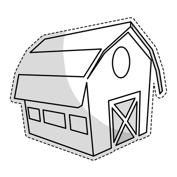 Farm barn icon — Stock Vector