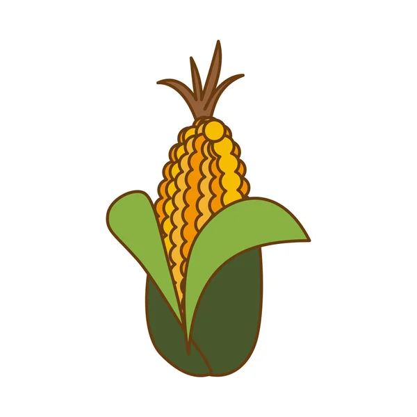 Mais-Gemüse-Symbol — Stockvektor