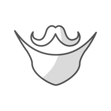 Vintage tarzı bıyık simge görüntüsü