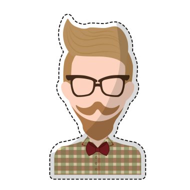 hipster adam simge görüntüsü
