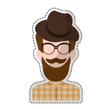 hipster adam simge görüntüsü
