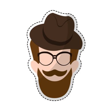 hipster adam simge görüntüsü