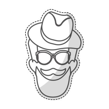 hipster adam simge görüntüsü