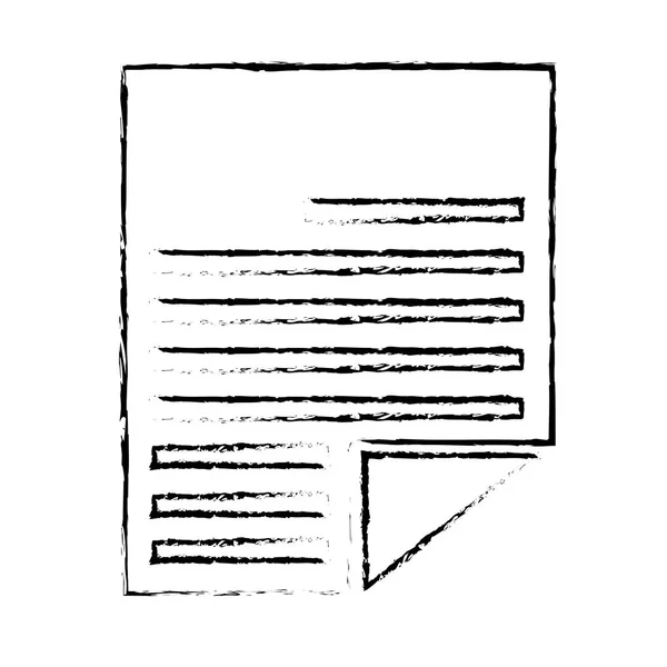 Documento ícone de papel — Vetor de Stock