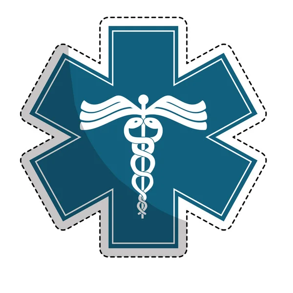 Ikonu lékařské symbolu — Stockový vektor