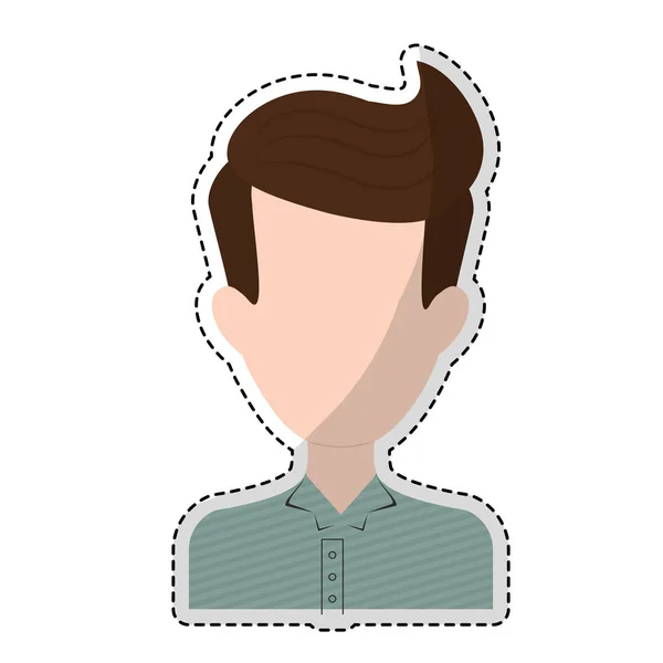 Man portrait icon image — Stock Vector