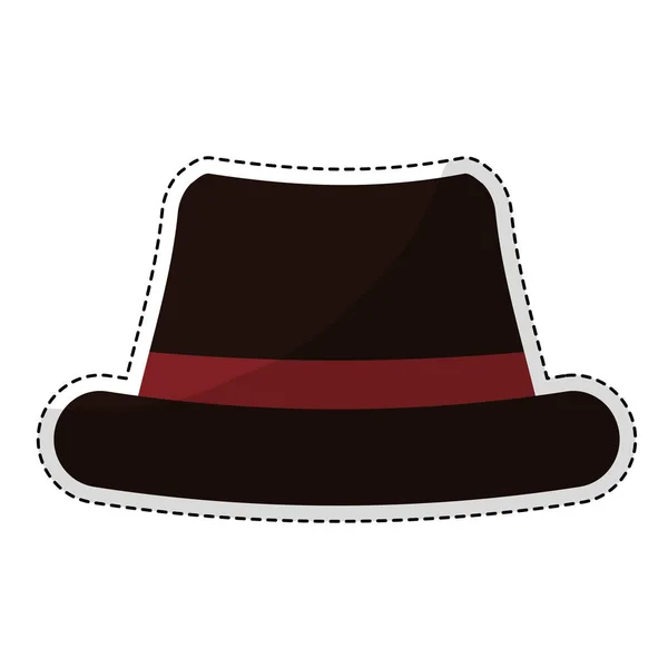 Classico cappello icona immagine — Vettoriale Stock