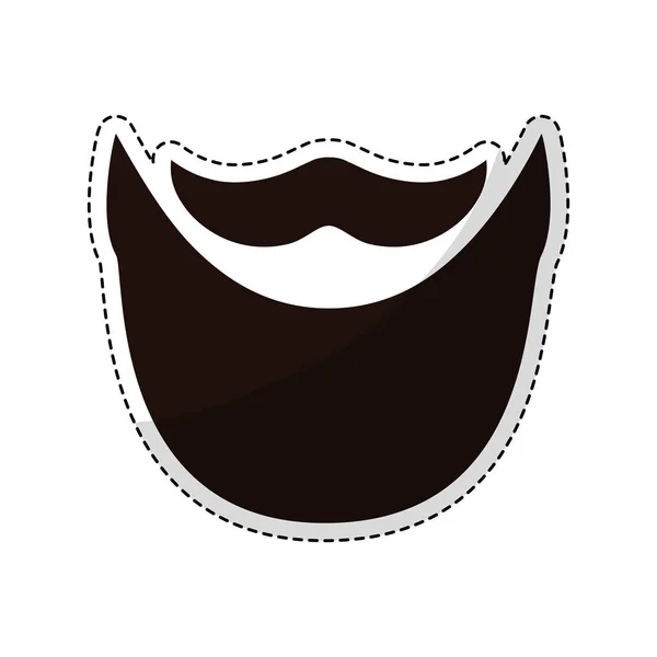 Estilo vintage bigote icono imagen — Archivo Imágenes Vectoriales