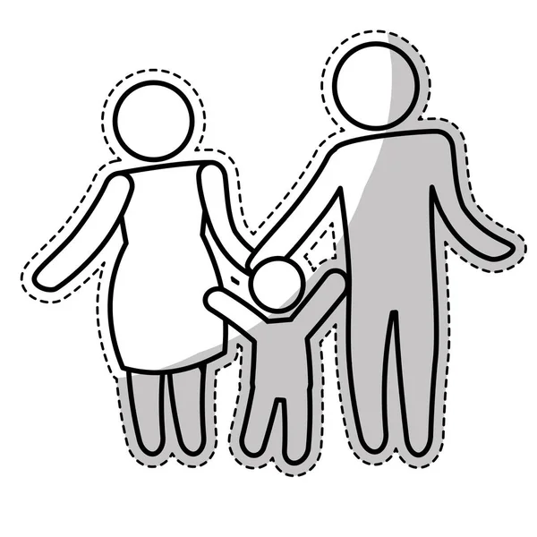 传统家庭图标图像 — 图库矢量图片