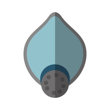 çizgi film maske ve solunum aygıtı koruma araçlar gölge