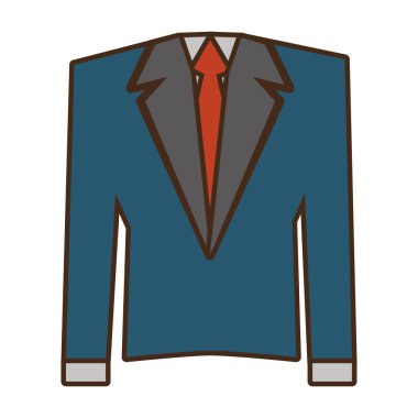 takım elbise şık erkek izole simgesi