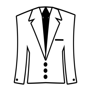 takım elbise şık erkek izole simgesi