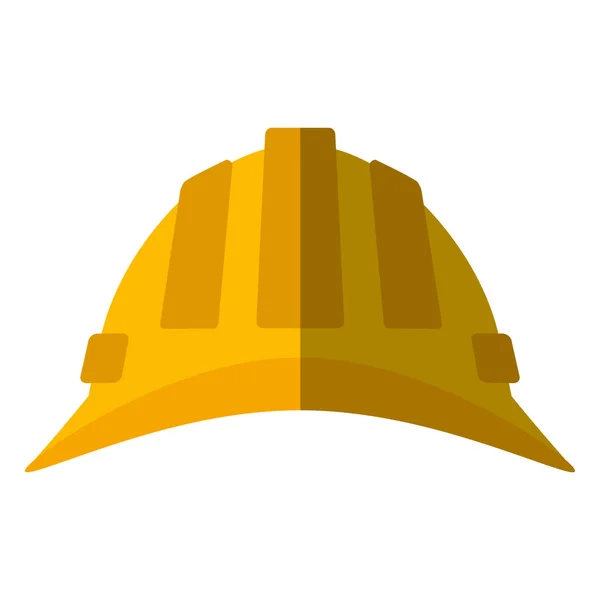 Cartoon-Helm Kopf schützenden industriellen Schatten — Stockvektor