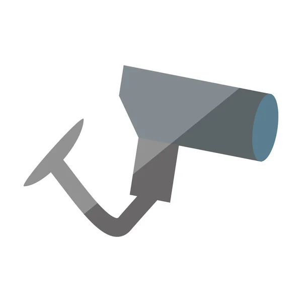 Dibujos animados cámara de seguridad privacidad protección sombra — Vector de stock