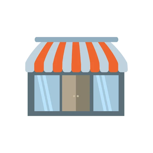 Изолированная иконка магазина — стоковый вектор