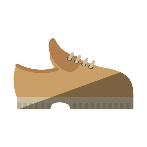 Обувь повседневной мужской значок — стоковый вектор