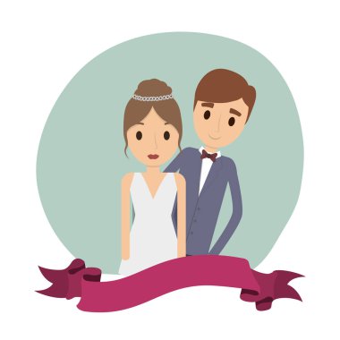 Yeni evliler çerçeve dekoratif birkaç