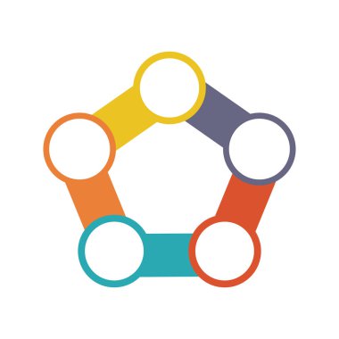 ekip çalışması sembol simge çevresinde