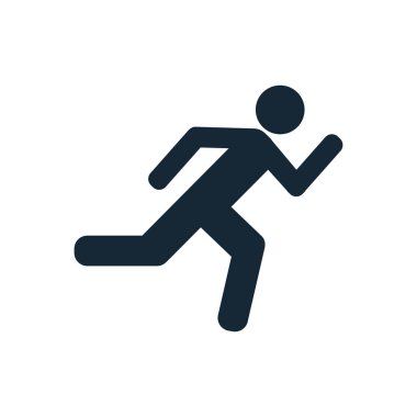 insan siluet egzersiz simgesi