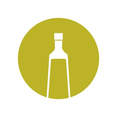 siluet zeytin şişe diyet beslenme yeşil daire