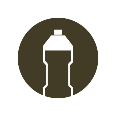 siluet zeytin şişe plastik aşçı madde