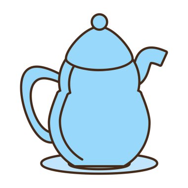 antika çay potu kazan plaka tasarım