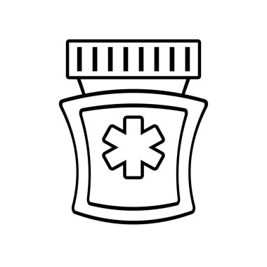 Tıp şişe kapsül eczane sağlık