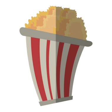 kova pop corn sinema grafik gölge