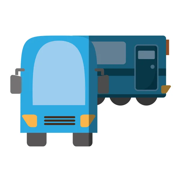 Blue train cabine vacation travel shadow — стоковый вектор