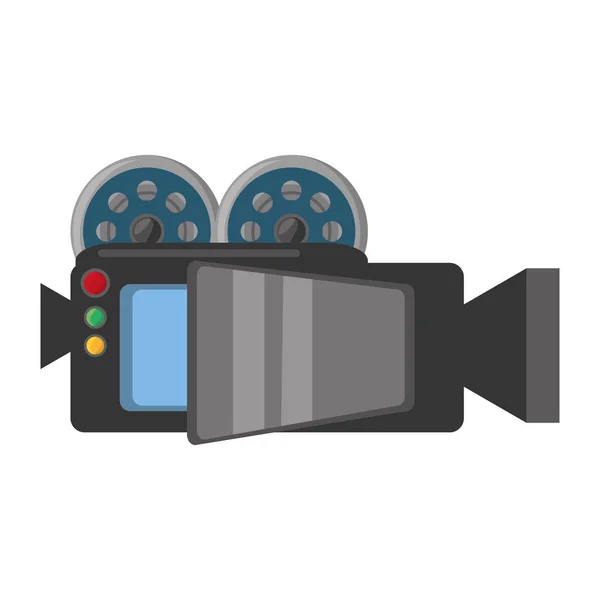 Camera film record movie — Stock Vector