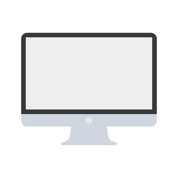 Tecnología de monitor de pantalla de ordenador — Vector de stock