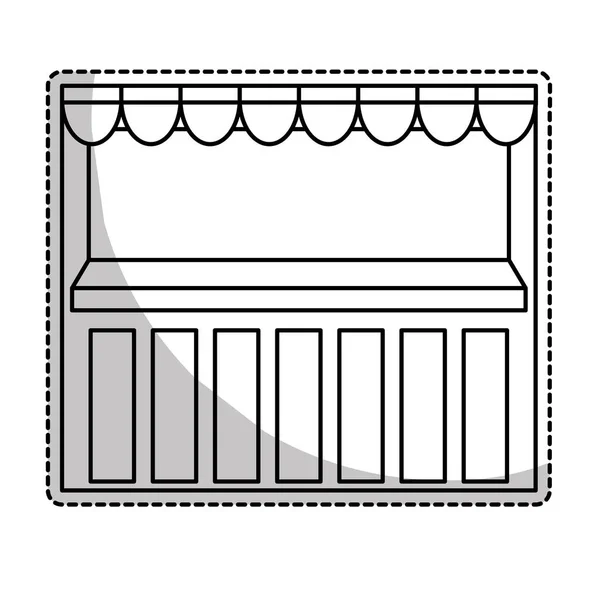 Imagem de ícone de stand de loja —  Vetores de Stock