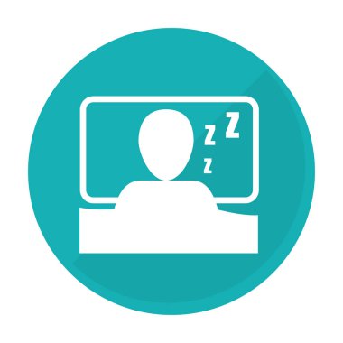 kişi uyku simge görüntüsü