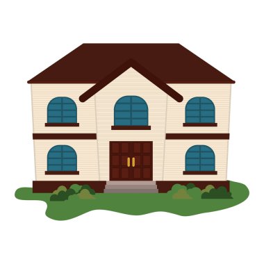 pahalı görünümlü müstakil ev simge görüntüsü