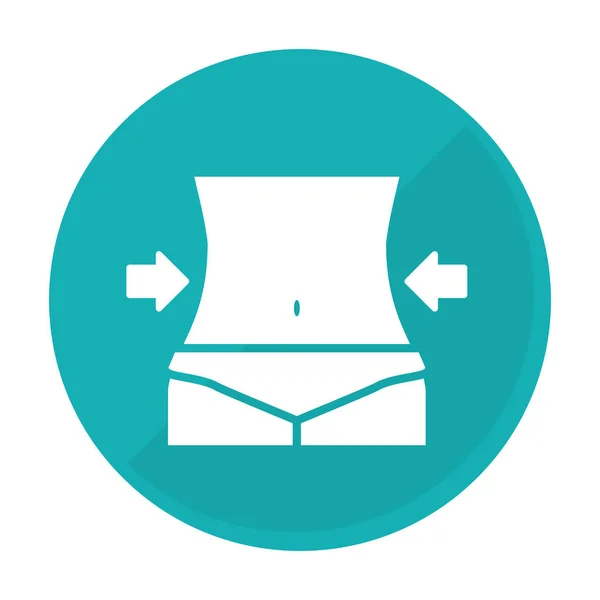Weight loss icon image — Stock Vector
