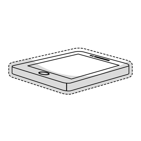 Imagen de icono de teléfono celular moderno — Archivo Imágenes Vectoriales