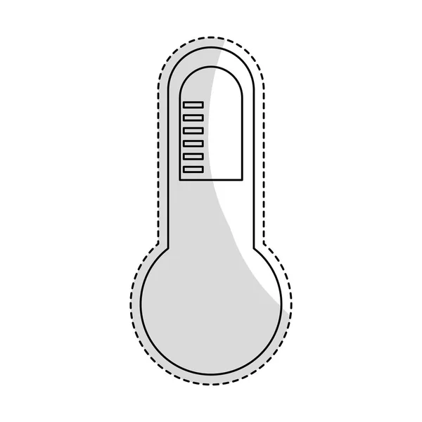 Symbolbild des analogen Thermometers — Stockvektor