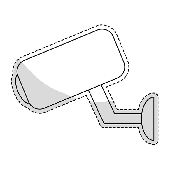 Immagine icona telecamera di sorveglianza — Vettoriale Stock
