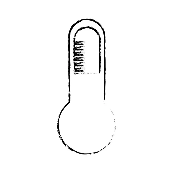 アナログ温度計のアイコン画像 — ストックベクタ