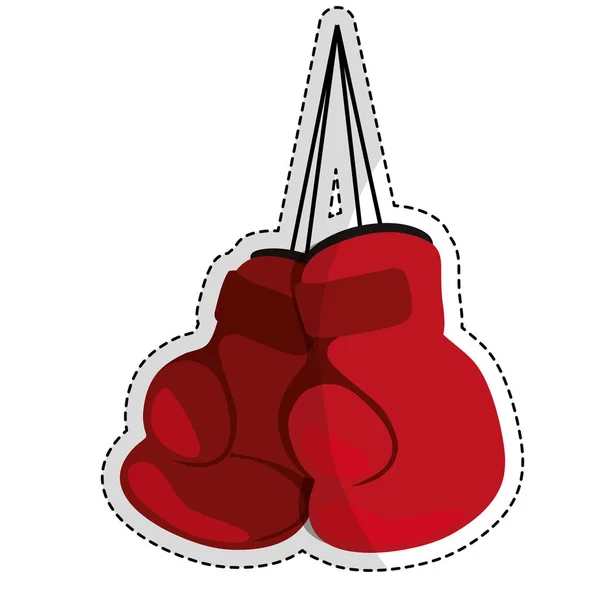 Imagen icono de boxeo — Archivo Imágenes Vectoriales