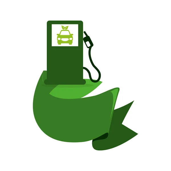 Eco friendly icon image — Stock Vector