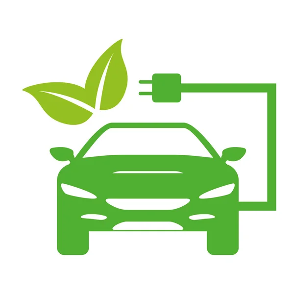 Eco friendly car icon image — Stock Vector