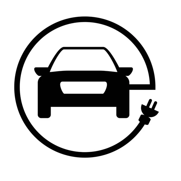 Eco coche amigable icono de imagen — Vector de stock