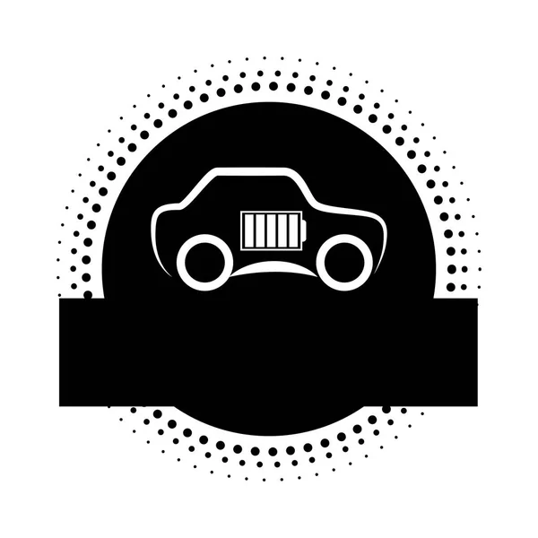 Eco friendly car icon image — Stock Vector