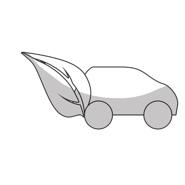 Eco coche amigable icono de imagen — Vector de stock