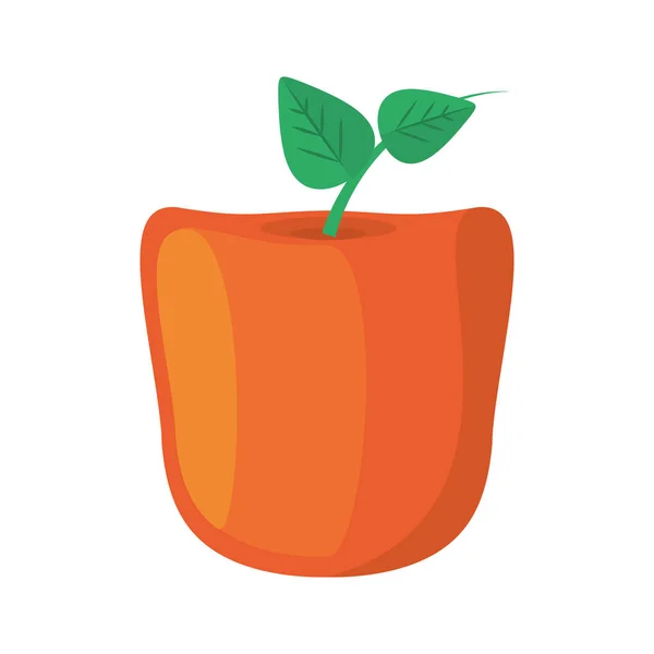 Fruta dos desenhos animados dieta doce comida saudável — Vetor de Stock
