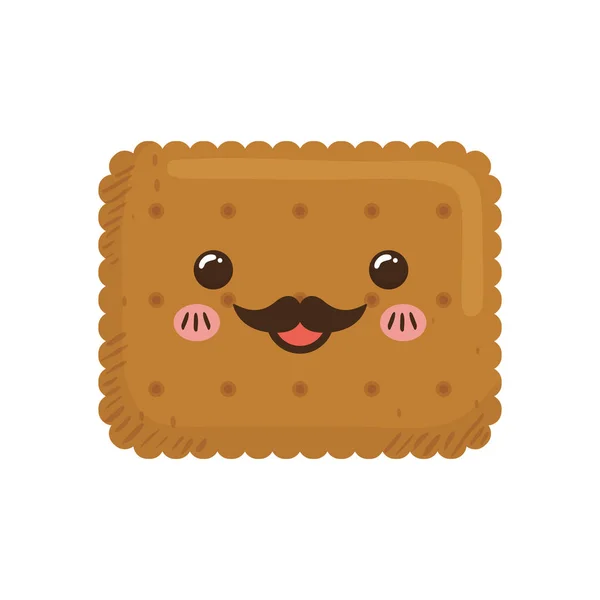 Heerlijke cookie Cartoon — Stockvector