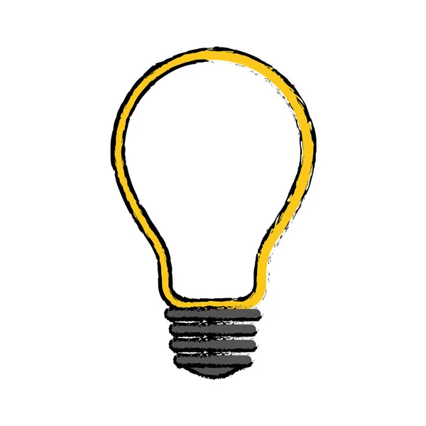 Isolated bulb symbol — Stock Vector