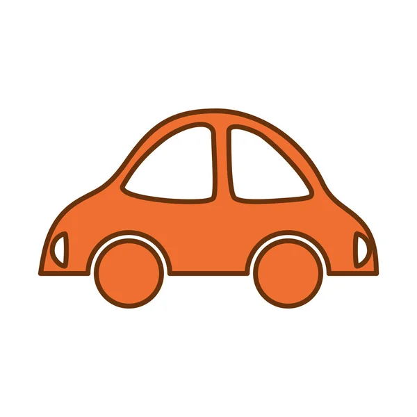 Coche transporte de vehículos — Vector de stock